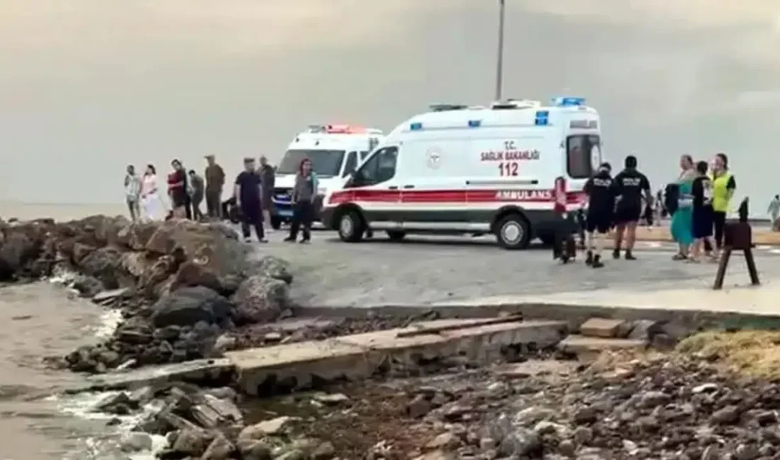 Tekirdağ’ın Altınova Mahallesi’nde serinlemek amacıyla denize giren bir kişinin aniden