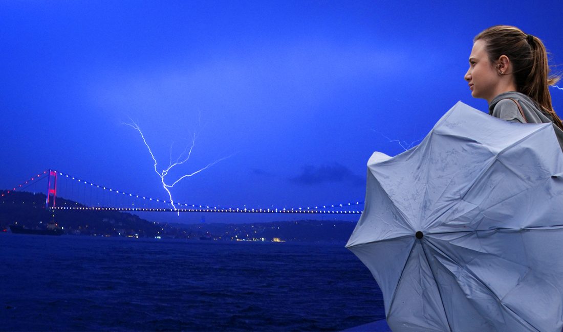 İstanbul günlerdir nefes aldırmayan bunaltıcı sıcakların ardından Balkanlar üzerinden gelen