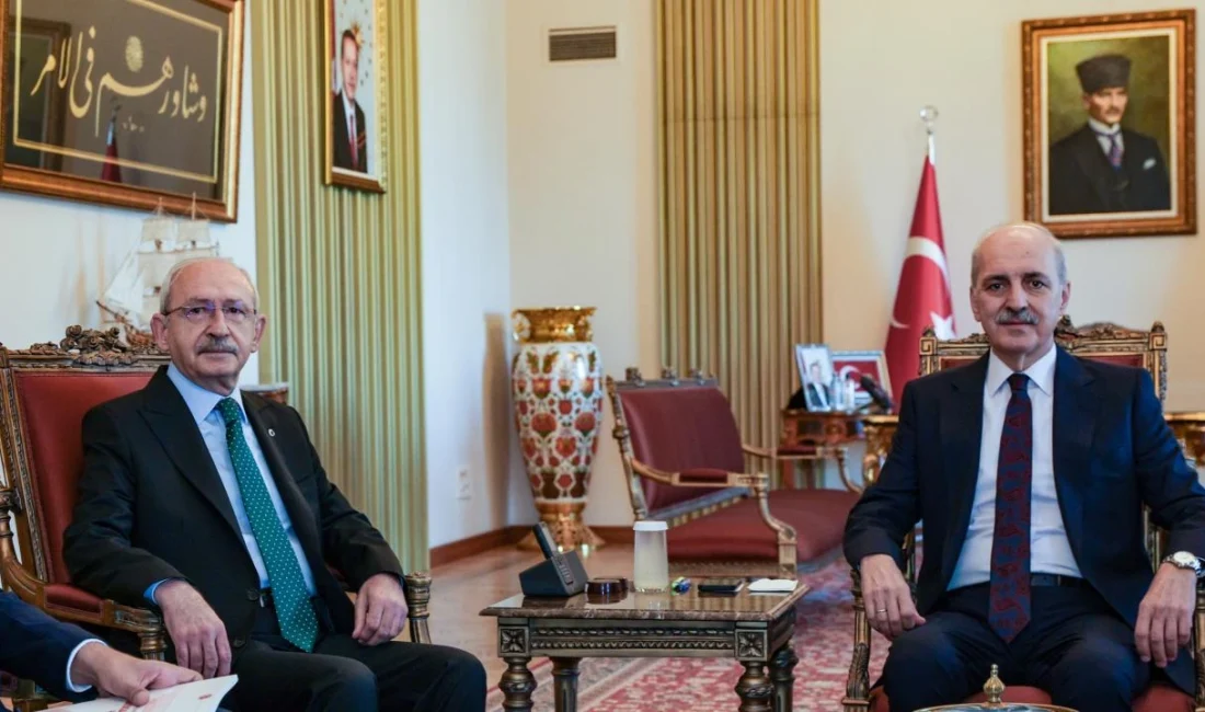 TBMM Başkanı Numan Kurtulmuş bugün saat 16.00’da CHP Genel Başkanı