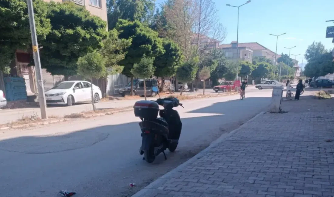 Adıyaman’ın Gölbaşı ilçesinde elektrikli bisikletin devrilmesi sonucu meydana gelen trafik