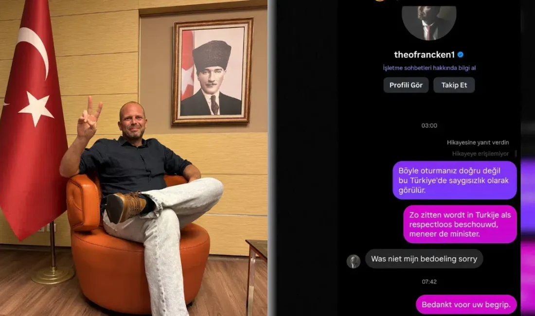Belçika Savunma Bakanı Theo Francken, sosyal medya hesabından paylaştığı bir