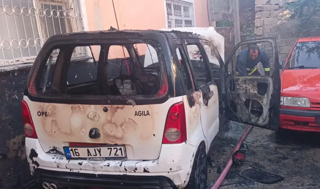 Van’ın İpekyolu ilçesinde park halinde bulunan bir kamyonette aniden yükselen