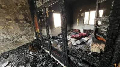 Kayseri’nin Kocasinan ilçesinde iki katlı bir binada çıkan ve mahallede
