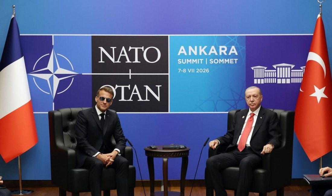 Cumhurbaşkanı Recep Tayyip Erdoğan, NATO Ankara Zirvesi kapsamında Fransa Cumhurbaşkanı