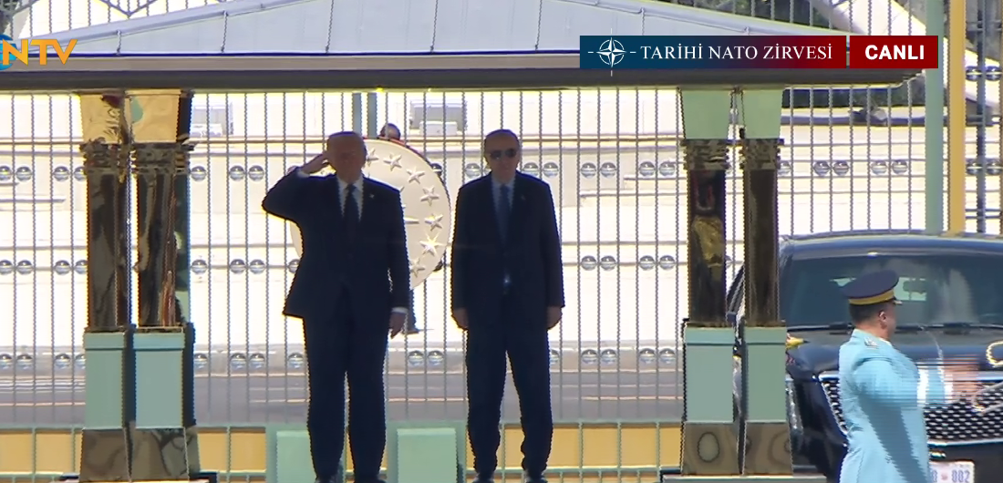 Cumhurbaşkanı Recep Tayyip Erdoğan, Ankara’ya gelen ABD Başkanı Donald Trump’ı