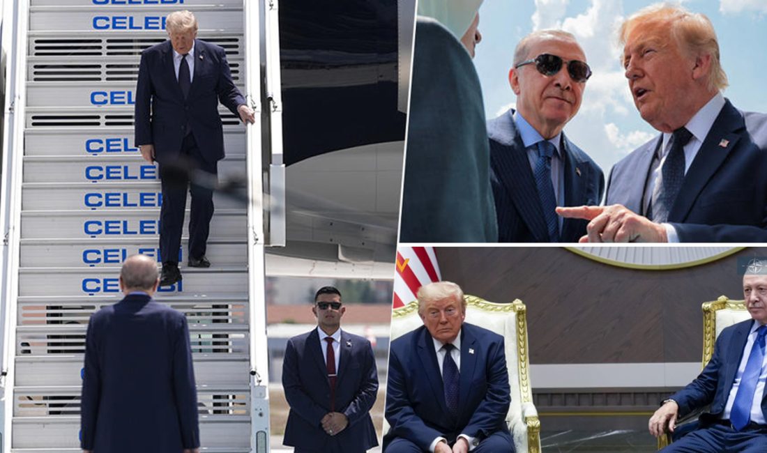 NATO Liderler Zirvesi için Ankara’ya ayak basan ABD Başkanı Donald