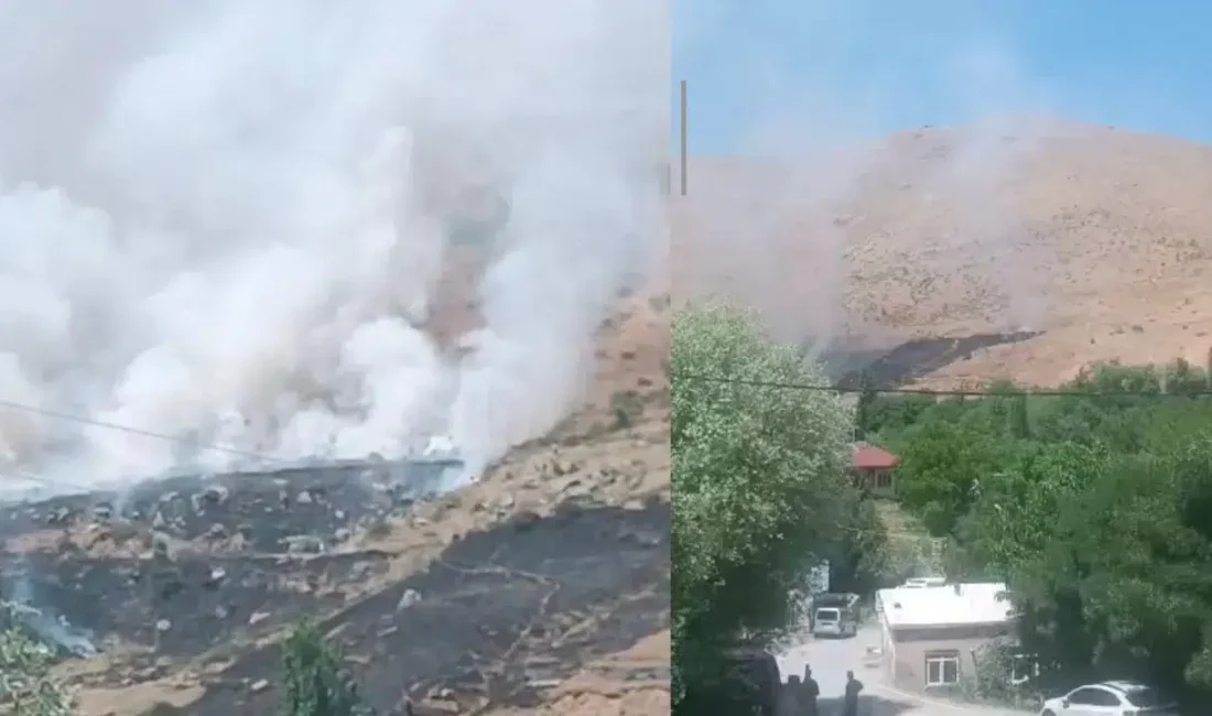 Bitlis’te dağlık alanda başlayan ve rüzgarın etkisiyle hızla yayılan gizemli