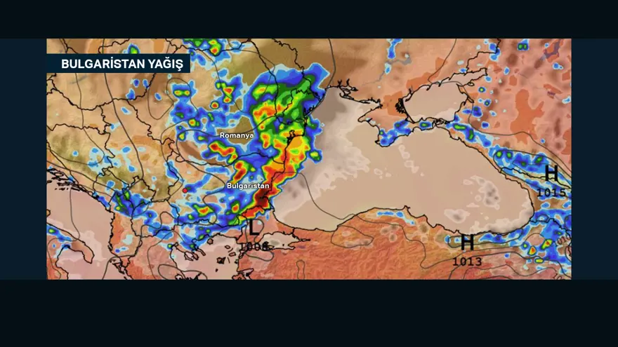 Balkanlar üzerinden yurda giriş yapmaya hazırlanan serin ve yağışlı hava